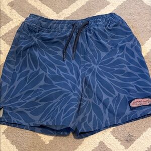 Vineyard Vines Navy Floral Swim Shorts